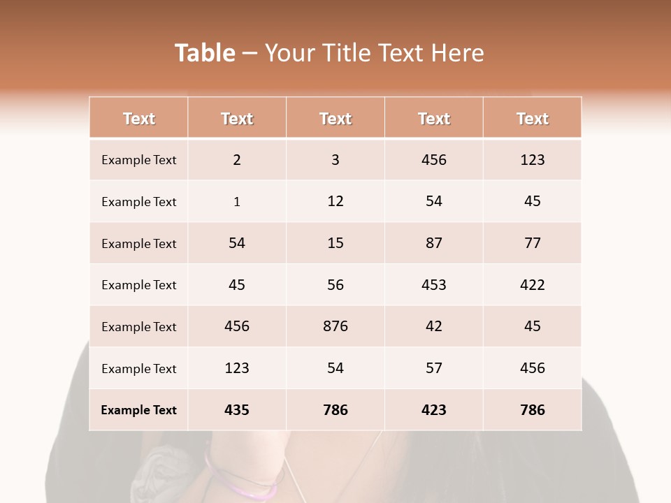 Sad White Single PowerPoint Template