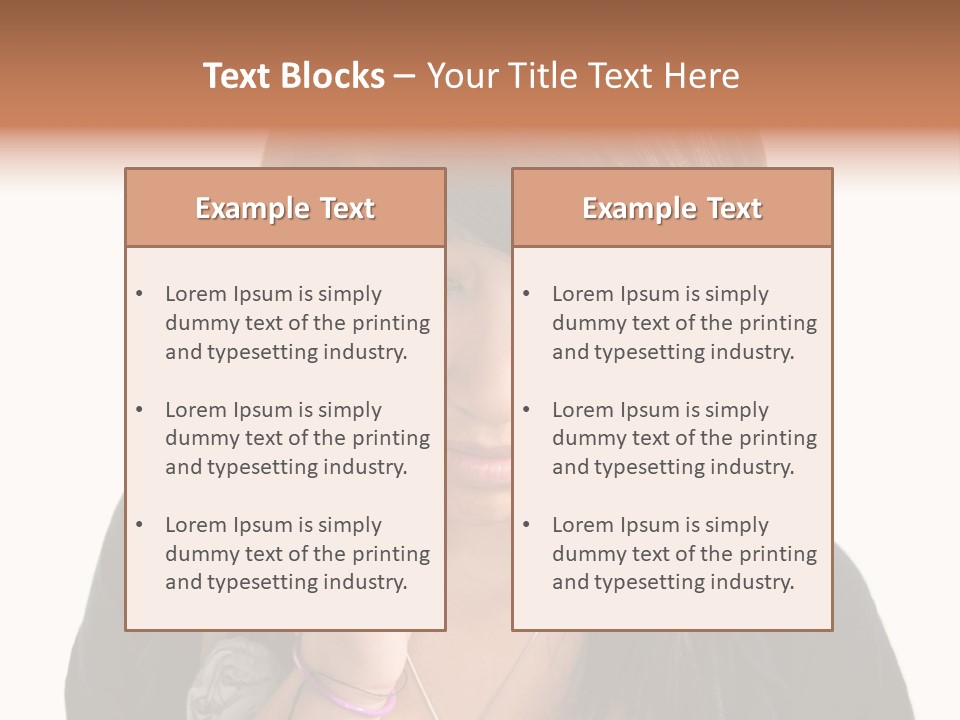 Sad White Single PowerPoint Template