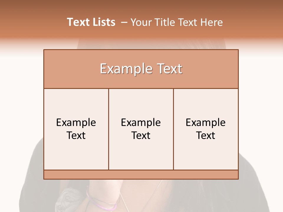 Sad White Single PowerPoint Template