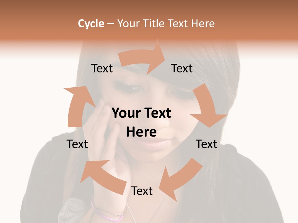 Sad White Single PowerPoint Template