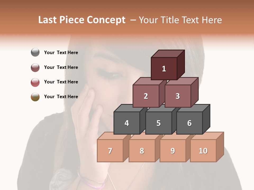 Sad White Single PowerPoint Template