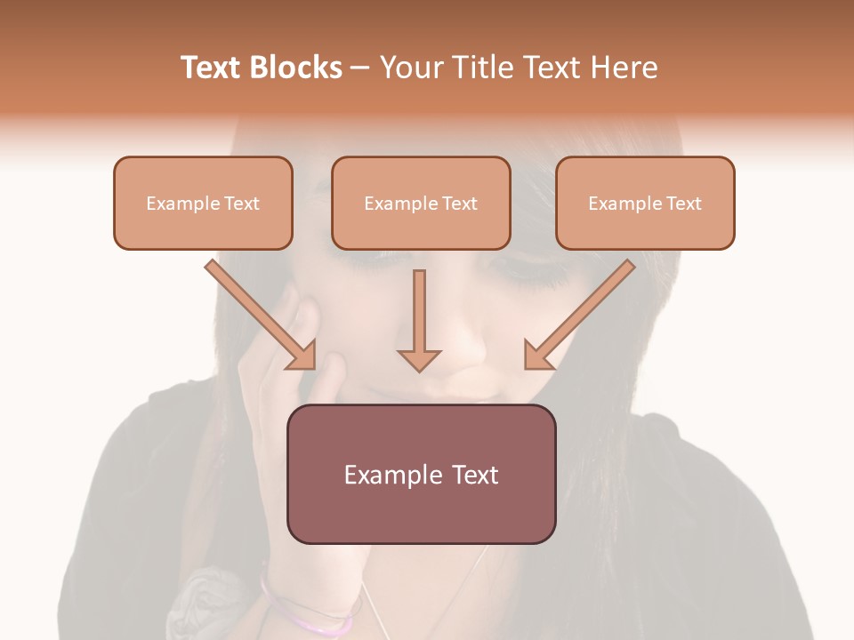 Sad White Single PowerPoint Template