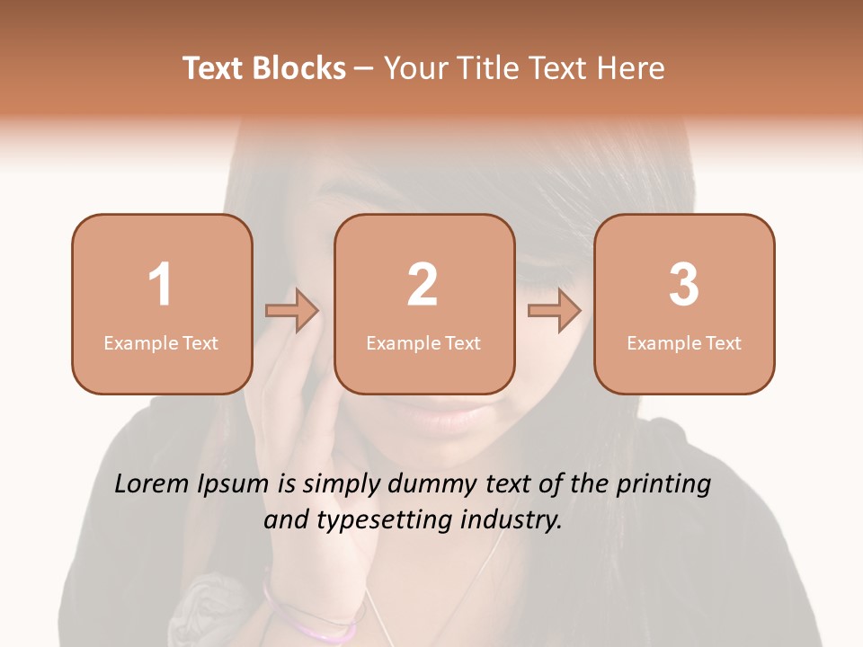 Sad White Single PowerPoint Template