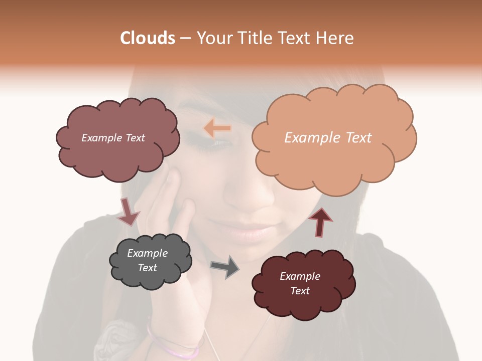 Sad White Single PowerPoint Template