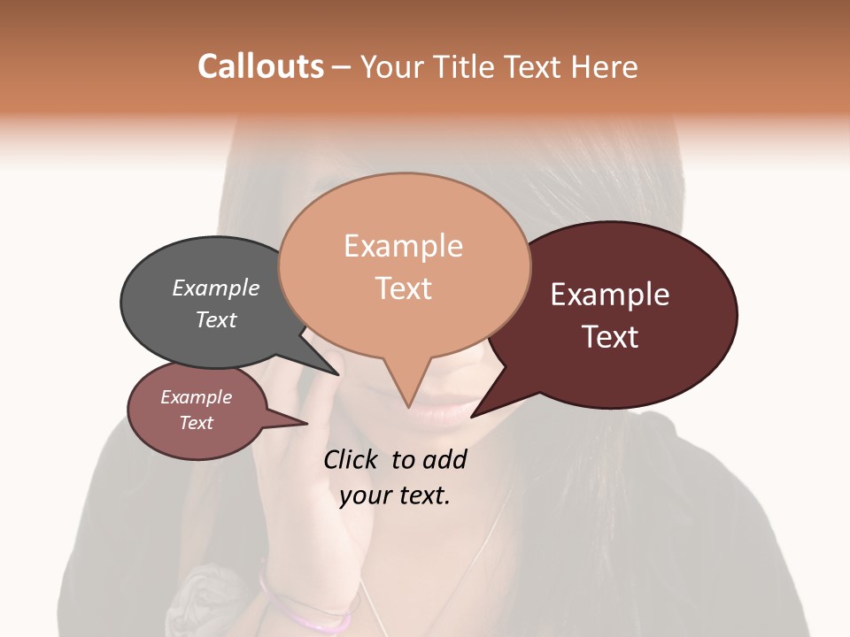 Sad White Single PowerPoint Template