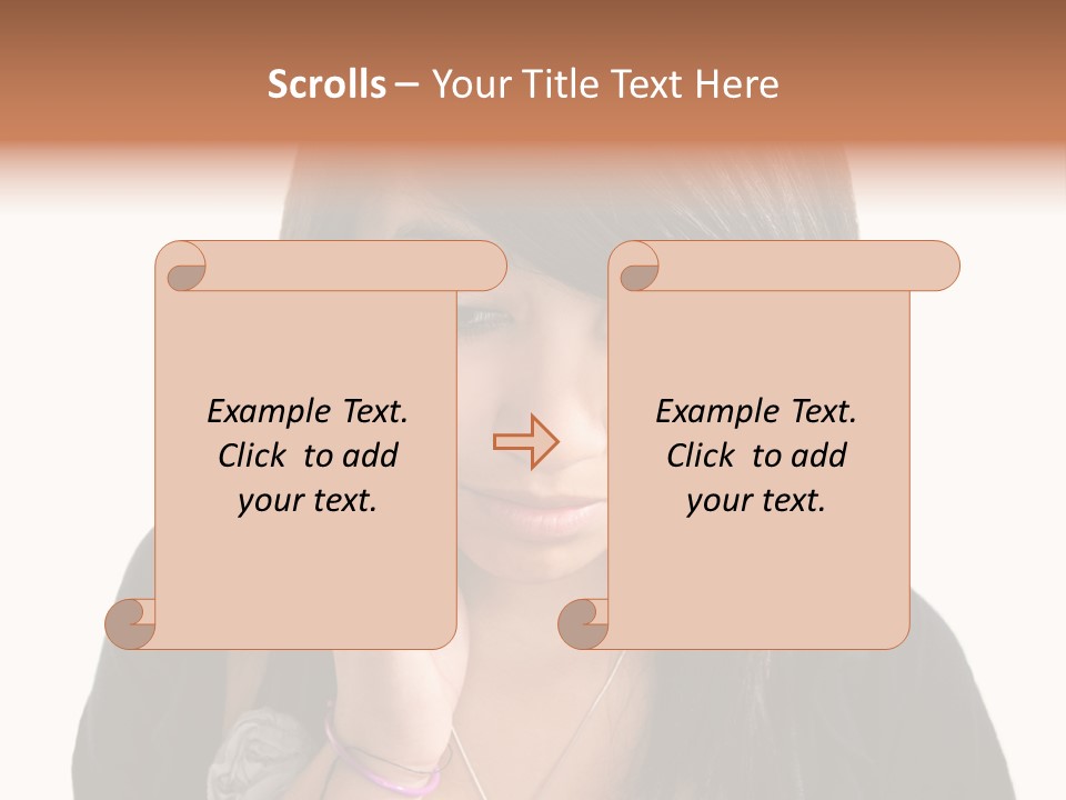Sad White Single PowerPoint Template
