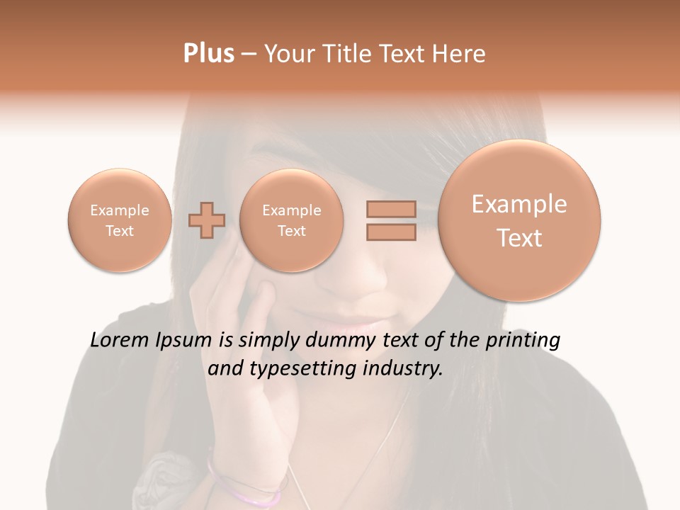 Sad White Single PowerPoint Template