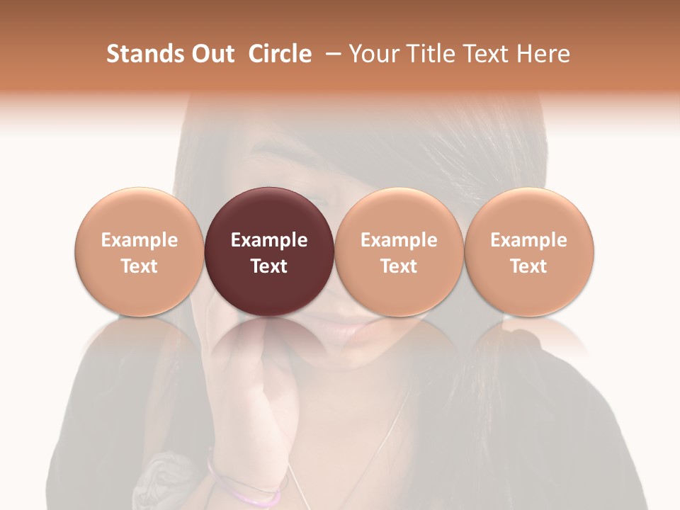 Sad White Single PowerPoint Template