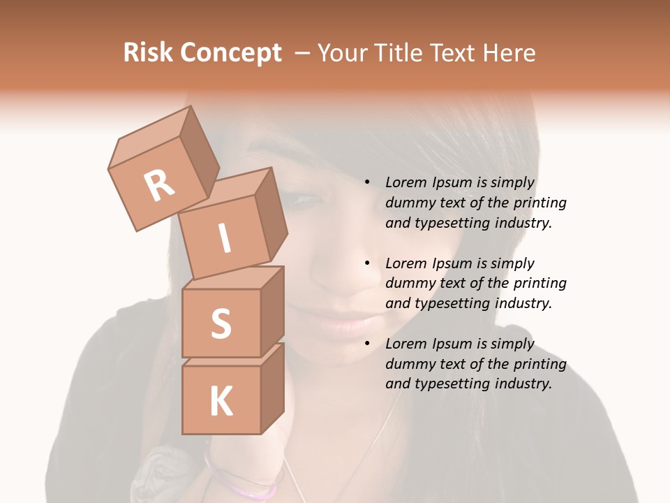 Sad White Single PowerPoint Template