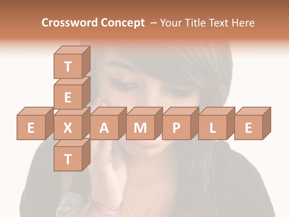 Sad White Single PowerPoint Template