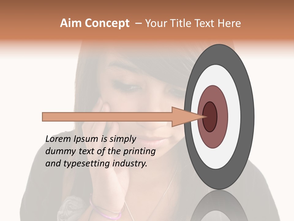 Sad White Single PowerPoint Template