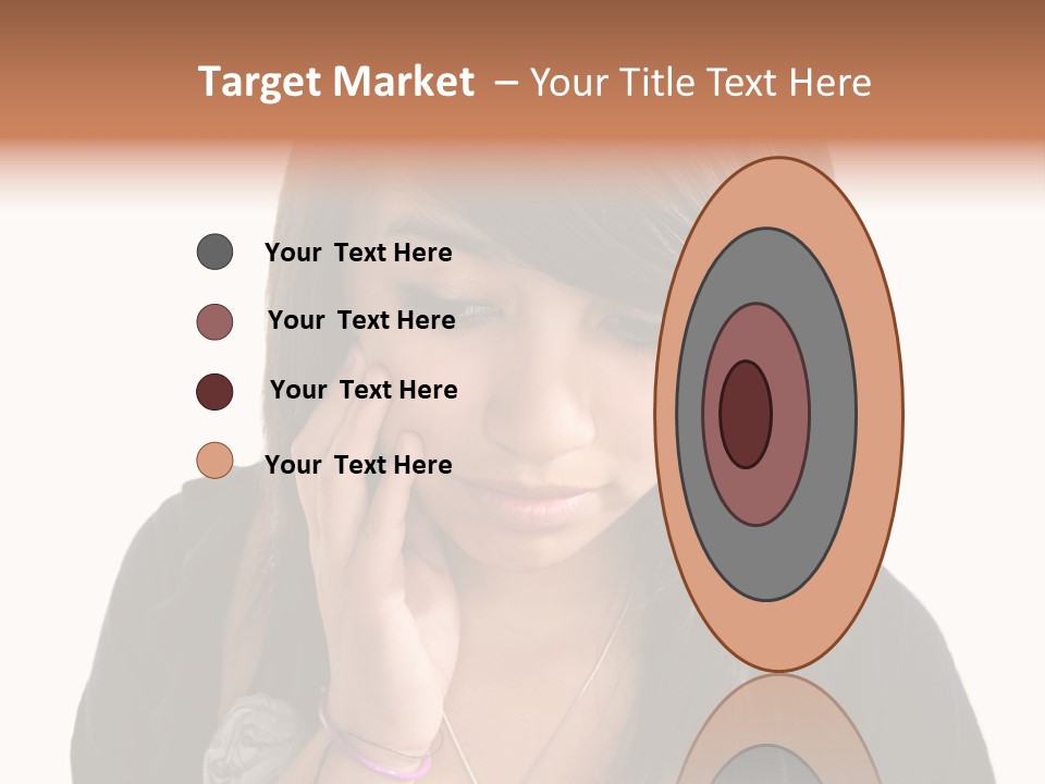 Sad White Single PowerPoint Template