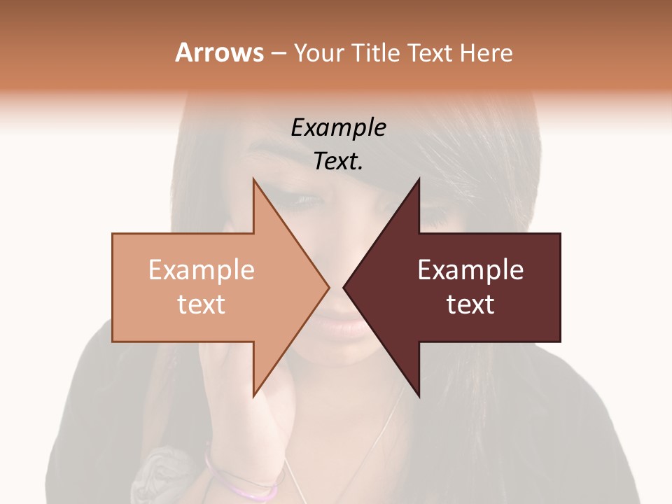 Sad White Single PowerPoint Template