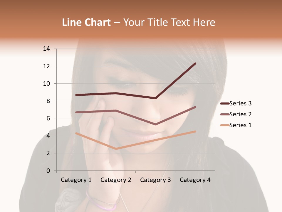 Sad White Single PowerPoint Template