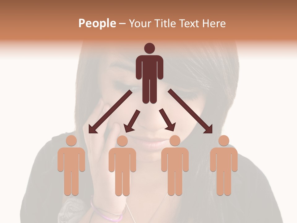 Sad White Single PowerPoint Template
