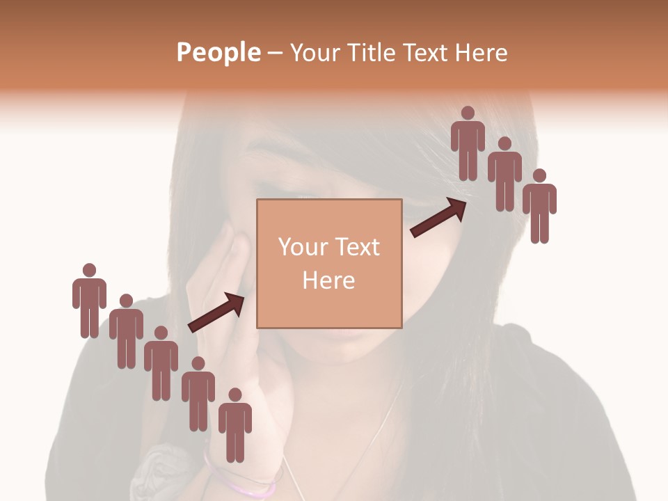 Sad White Single PowerPoint Template
