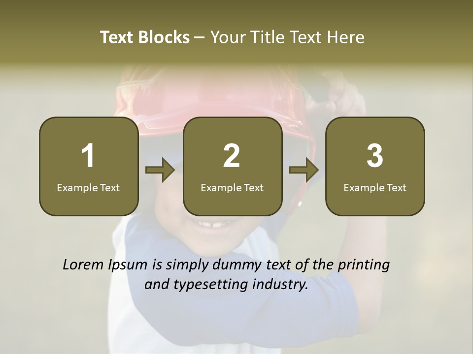 A Young Boy In A Baseball Uniform Holding A Bat PowerPoint Template