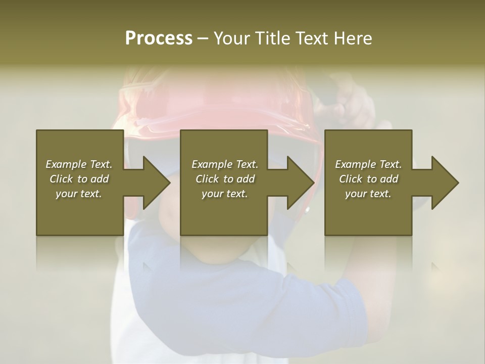 A Young Boy In A Baseball Uniform Holding A Bat PowerPoint Template