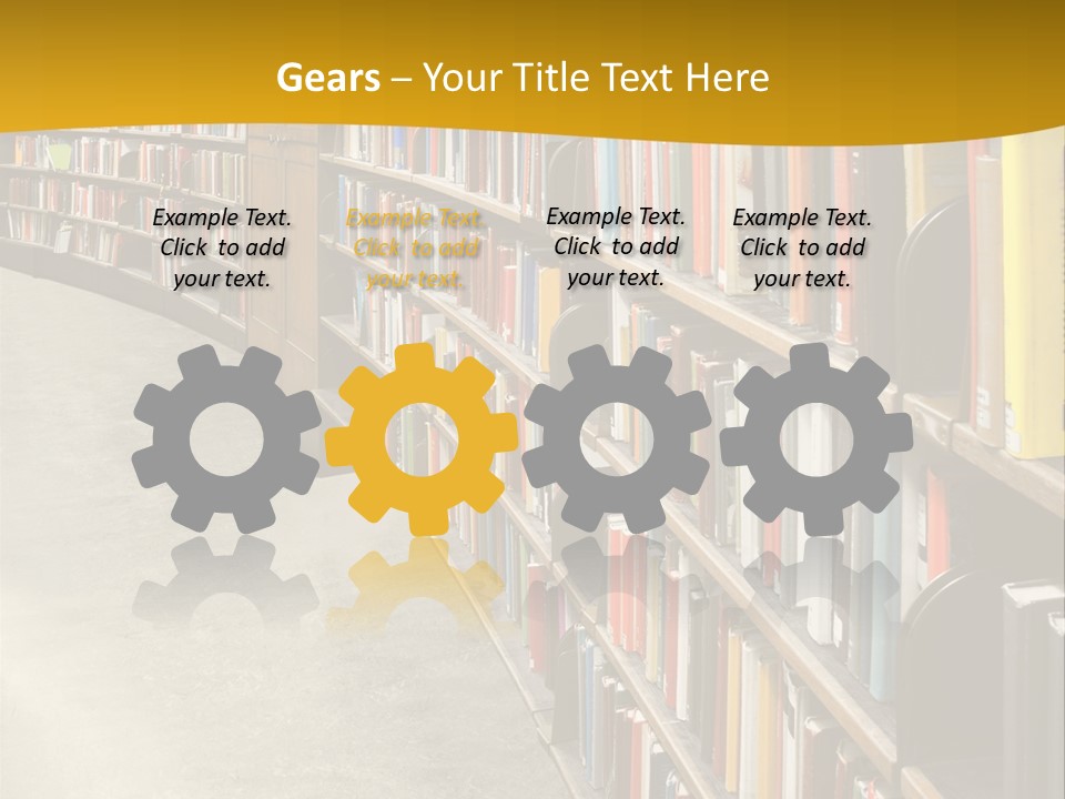 Interior Wisdom Book PowerPoint Template