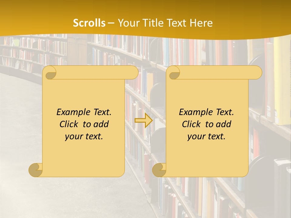 Interior Wisdom Book PowerPoint Template