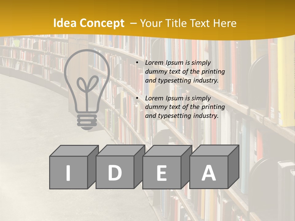 Interior Wisdom Book PowerPoint Template