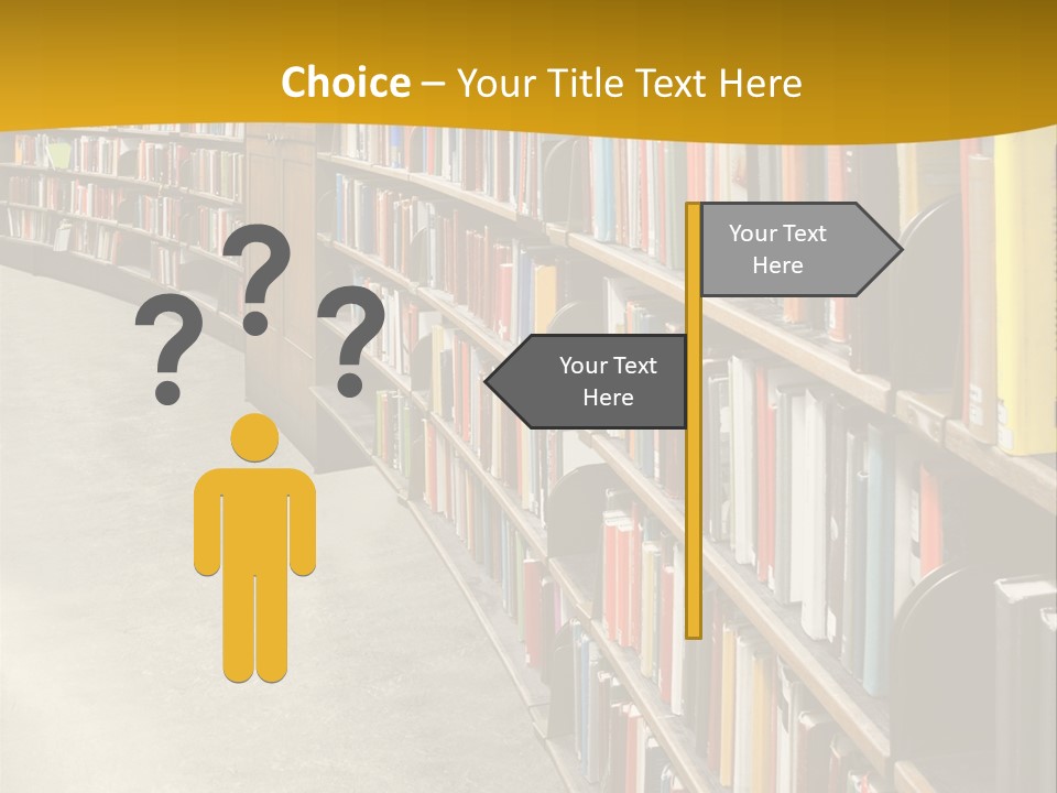 Interior Wisdom Book PowerPoint Template