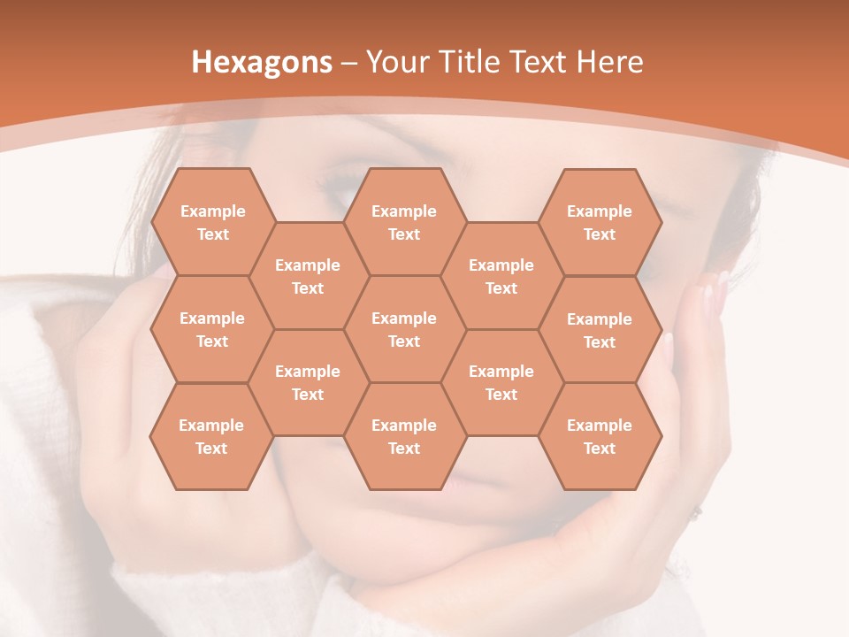 Depressed Melancholy Holding PowerPoint Template