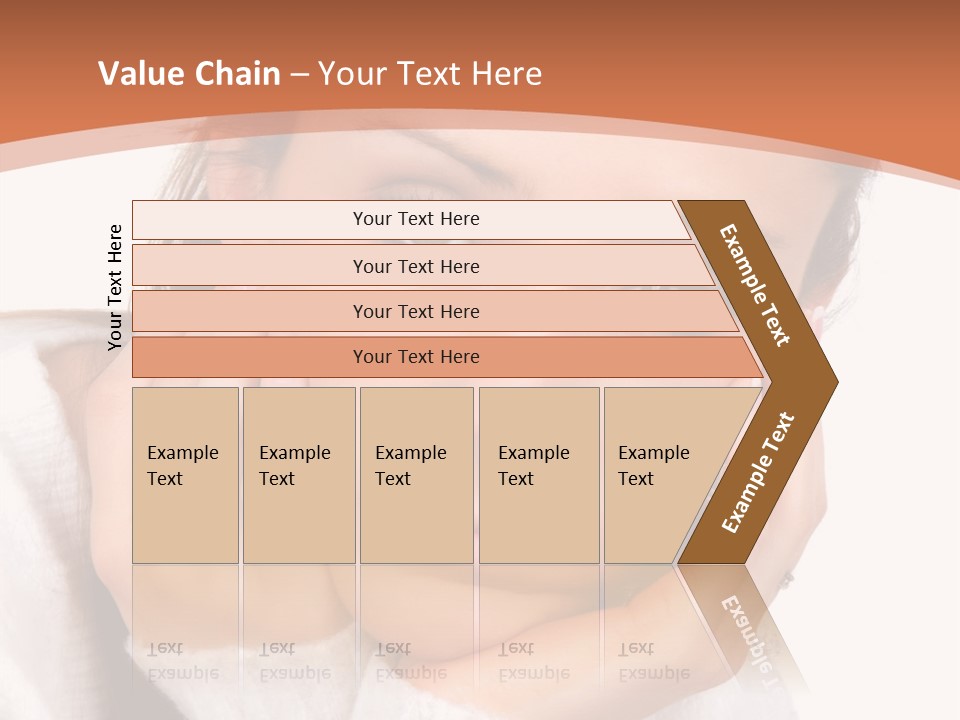 Depressed Melancholy Holding PowerPoint Template
