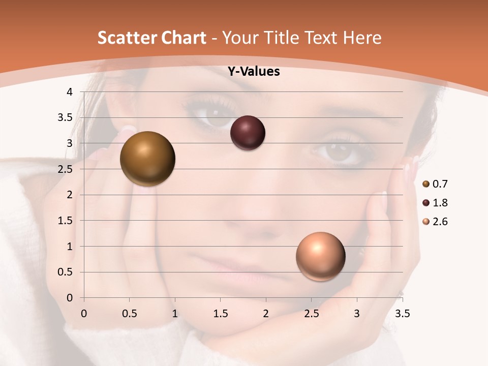 Depressed Melancholy Holding PowerPoint Template