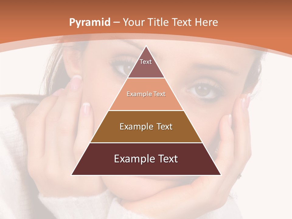 Depressed Melancholy Holding PowerPoint Template