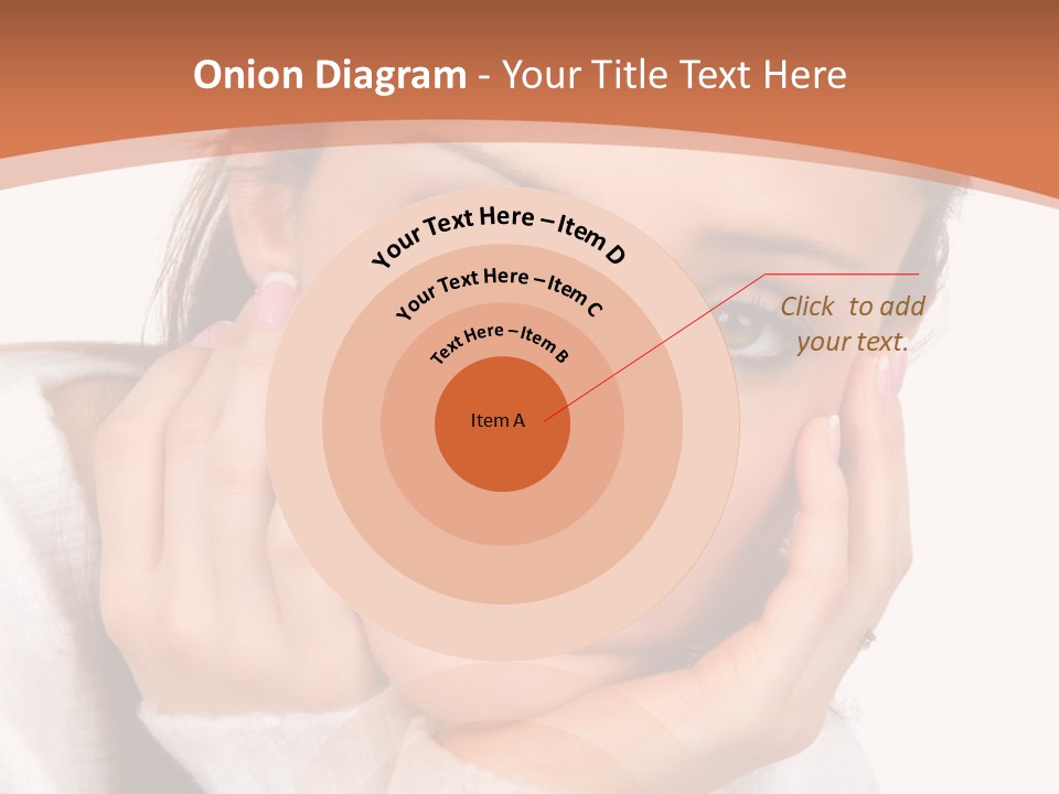 Depressed Melancholy Holding PowerPoint Template