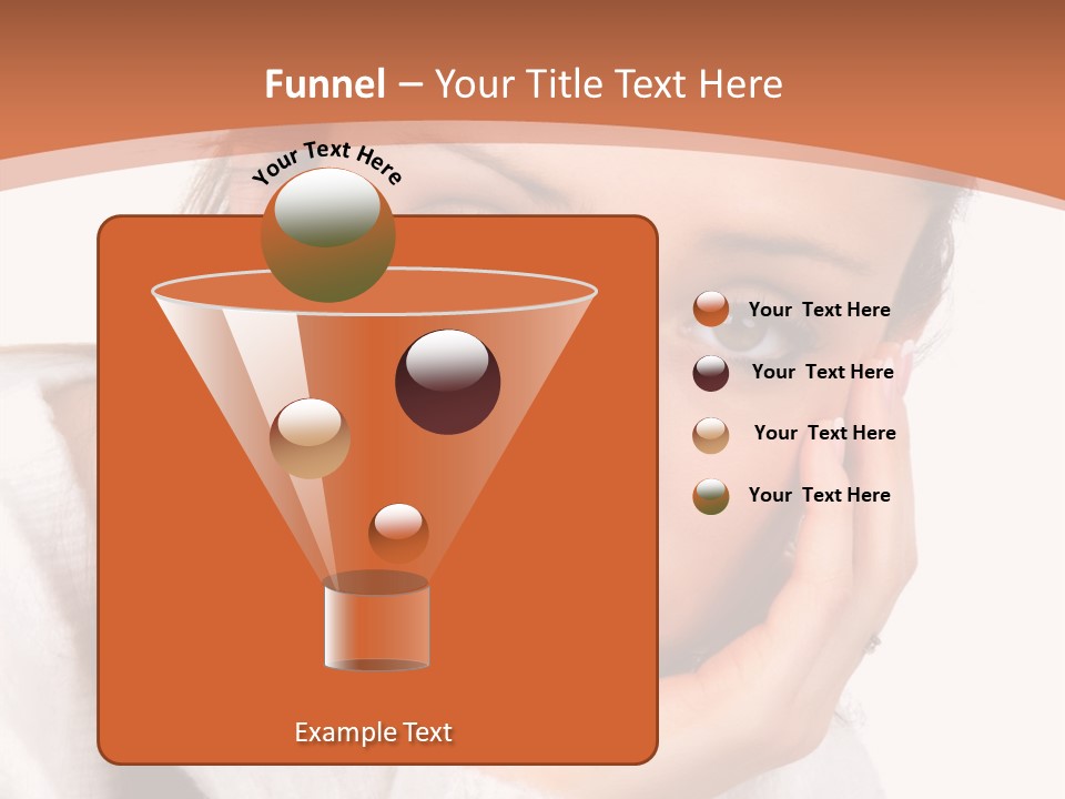 Depressed Melancholy Holding PowerPoint Template