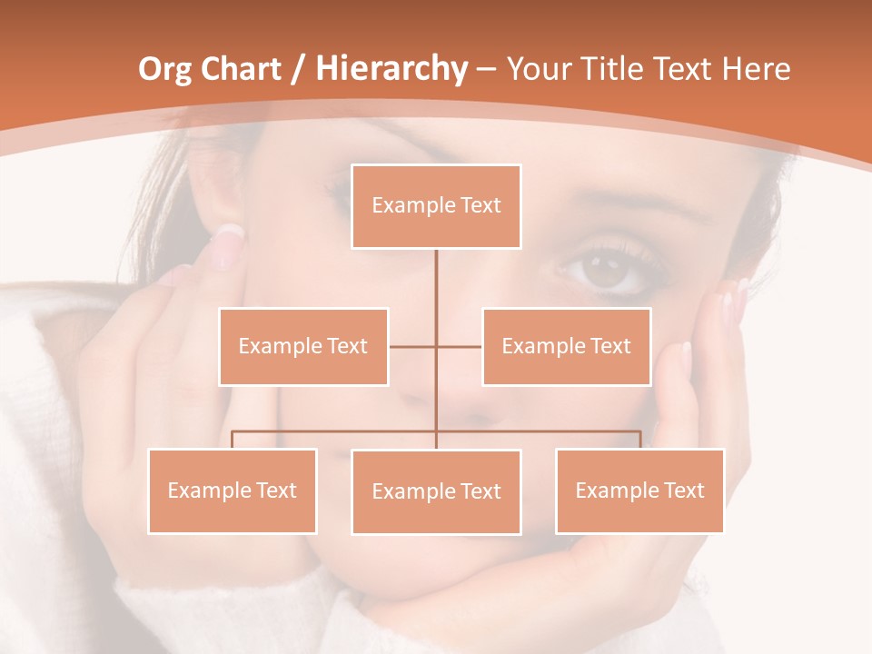Depressed Melancholy Holding PowerPoint Template