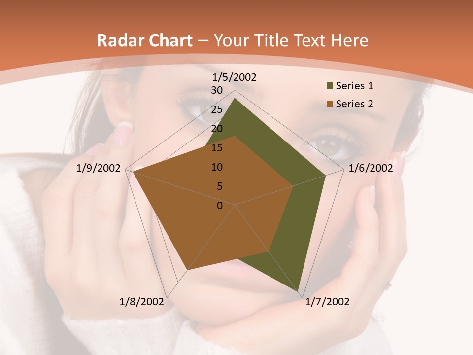 Depressed Melancholy Holding PowerPoint Template