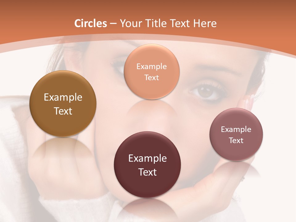 Depressed Melancholy Holding PowerPoint Template