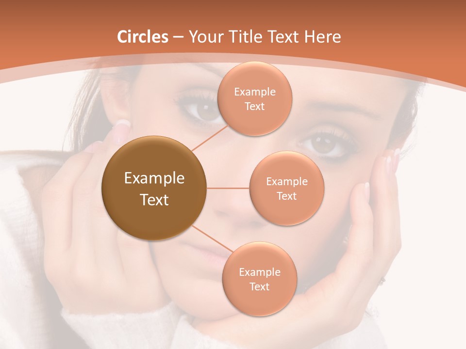 Depressed Melancholy Holding PowerPoint Template