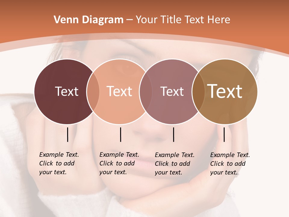 Depressed Melancholy Holding PowerPoint Template