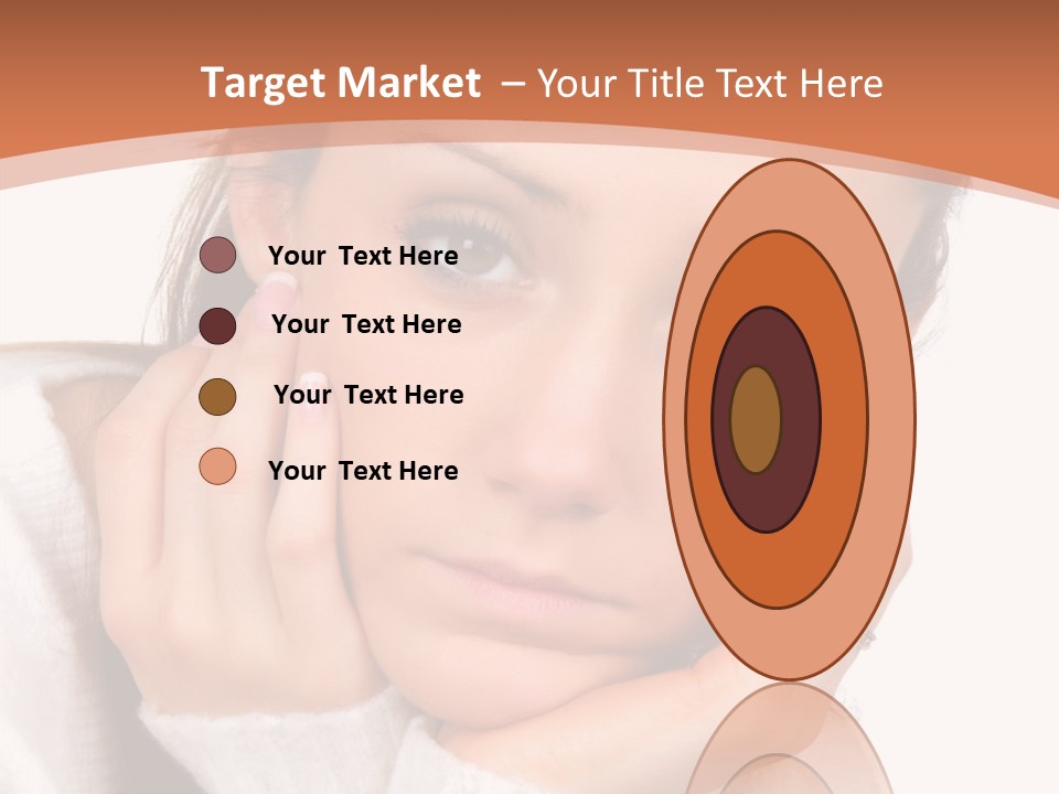 Depressed Melancholy Holding PowerPoint Template