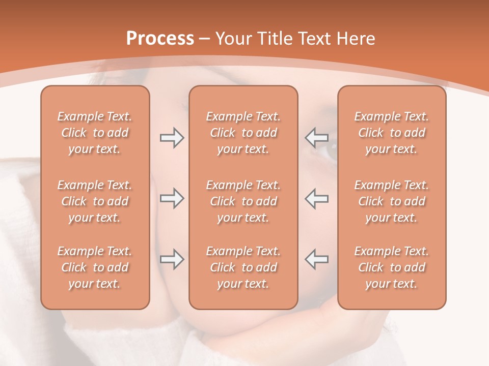 Depressed Melancholy Holding PowerPoint Template