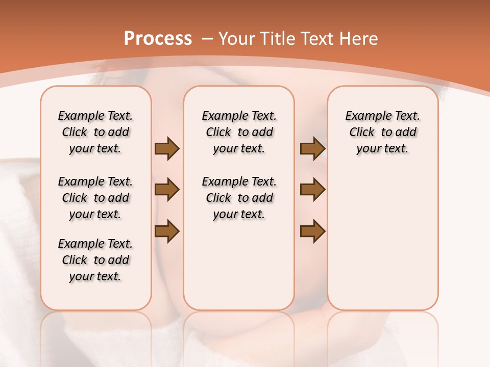 Depressed Melancholy Holding PowerPoint Template