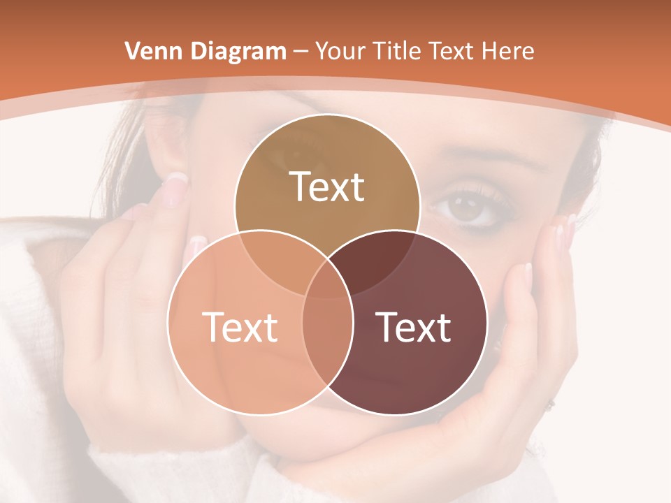 Depressed Melancholy Holding PowerPoint Template