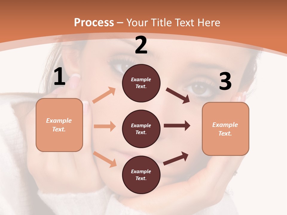 Depressed Melancholy Holding PowerPoint Template