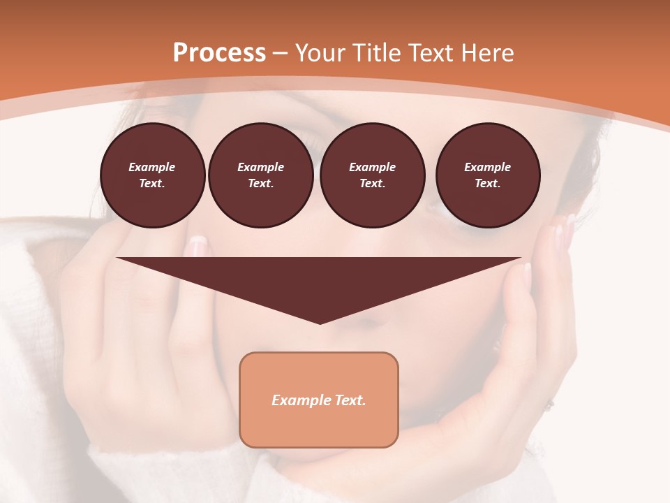 Depressed Melancholy Holding PowerPoint Template