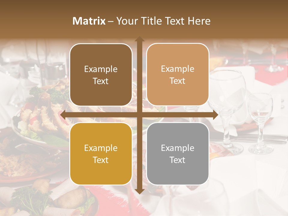 Set Banquet Fancy PowerPoint Template