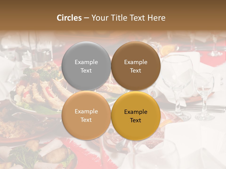 Set Banquet Fancy PowerPoint Template