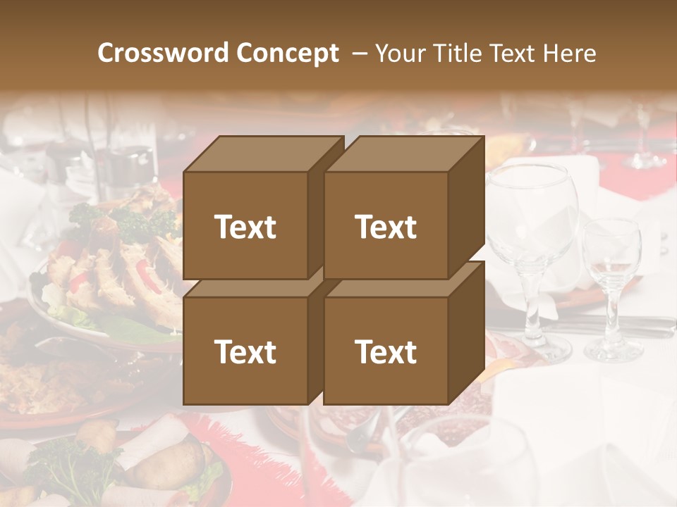 Set Banquet Fancy PowerPoint Template