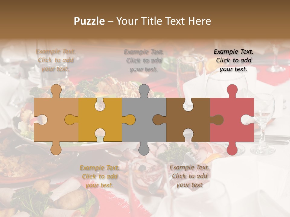 Set Banquet Fancy PowerPoint Template