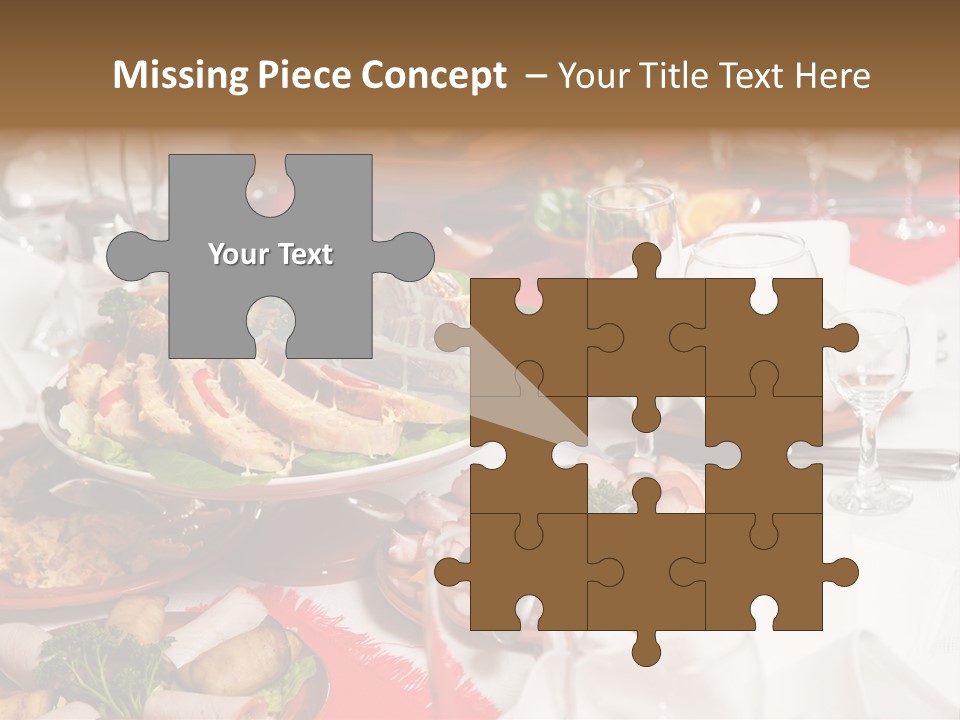 Set Banquet Fancy PowerPoint Template