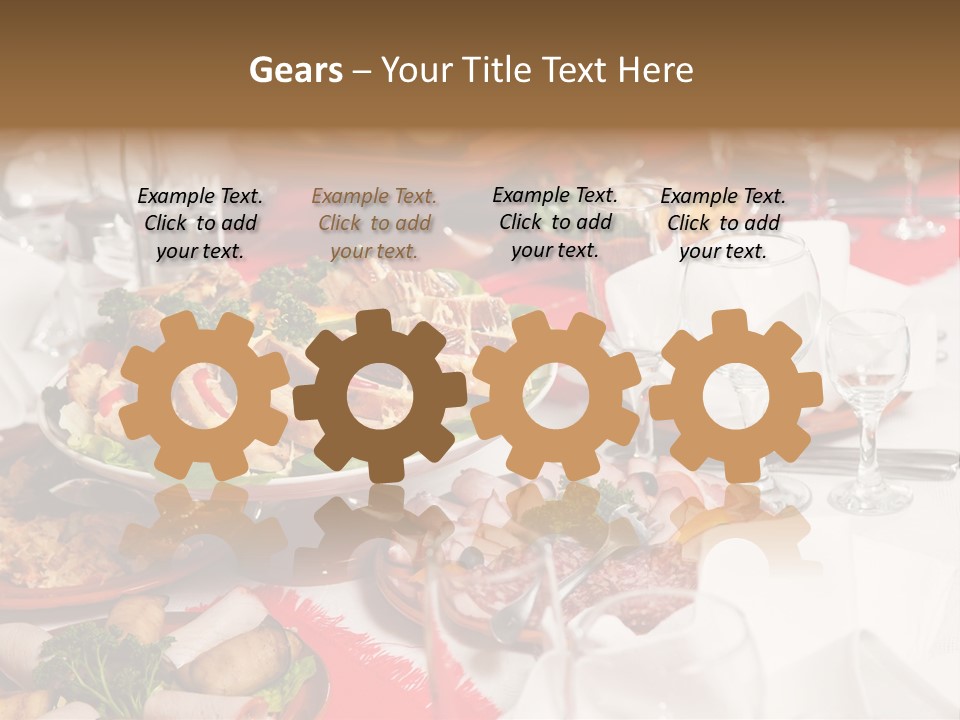 Set Banquet Fancy PowerPoint Template