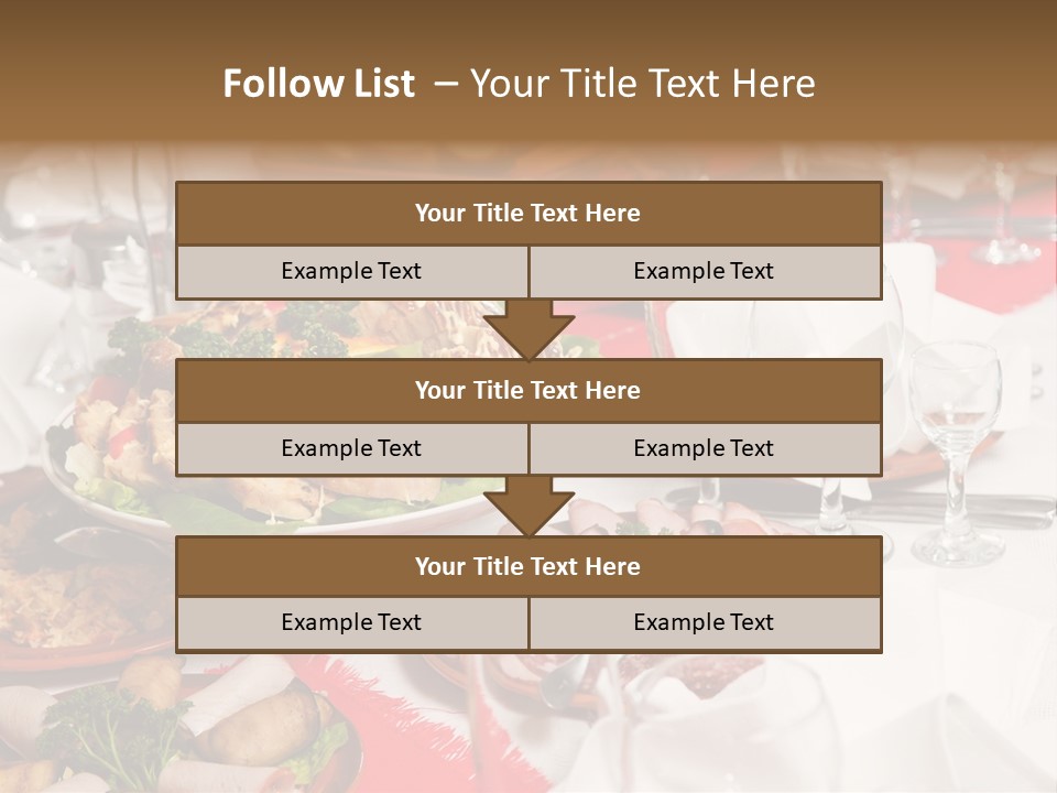 Set Banquet Fancy PowerPoint Template